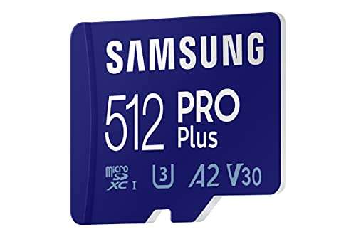 Samsung PRO Plus microSD 512 GB mit USB Kartenleser - Prime