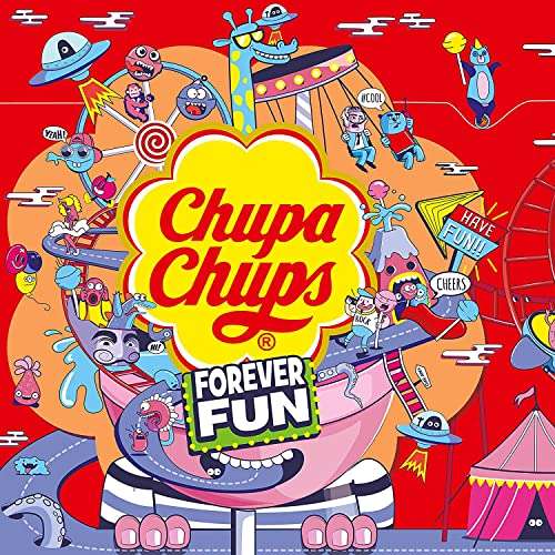 (Prime Spar-Abo) Chupa Chups Best of Lollipop-Eimer, enthält 150 Lutscher in 6 Geschmacksrichtungen