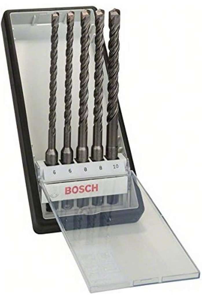 Bosch Professional 5tlg. mydealz Line Set Hammerbohrer mm, PRIME 165 Arbeitslänge | mm, gratis 100 Robust Lieferung SDS-plus-5, Gesamtlänge