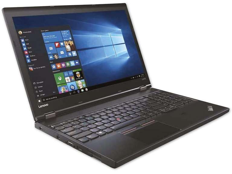 [Refurbished] Lenovo ThinkPad L570 (15.6", FHD, IPS, i5-6300U, 8/256GB, aufrüstbar, MiniDP, VGA, 4x USB-A, Webcam, Win10 Pro)