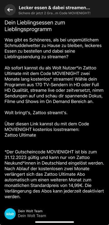 Zattoo Ultimate zwei Monate kostenlos (Neukunden)