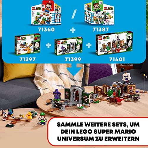 LEGO 71397 Super Mario Luigi’s Mansion: Labor und Schreckweg – Erweiterungsset, ab 6 Jahren, 179 Teile (Prime / otto Lieferflat)