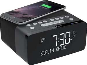 Pure Siesta Charge DAB/DAB+ UKW/FM Digitalradio mit Bluetooth und Wireless Handy-Ladestation für 29 €
