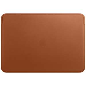 Apple MacBook Pro 16" Lederhülle in Saddle Brown (MWV92ZM/A) | aus echtem Leder | mit weicher Innenseite