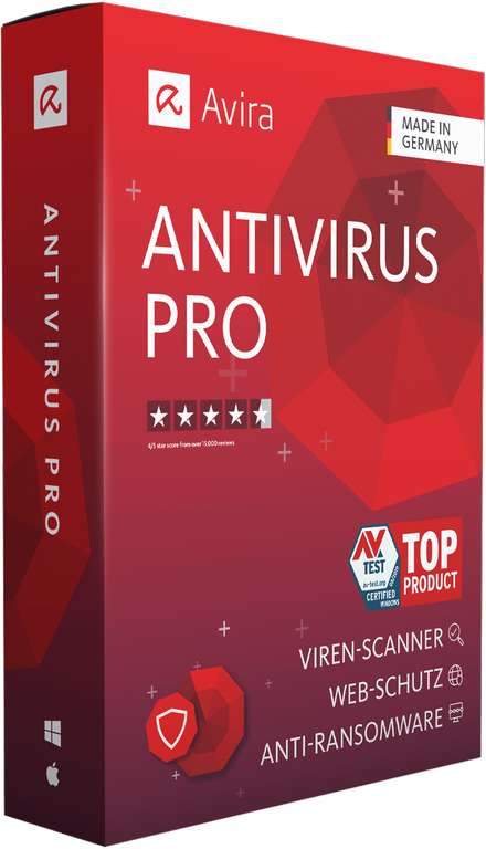 Avira Antivirus Pro für nur 0,95 € für das erste Jahr / 1 PC