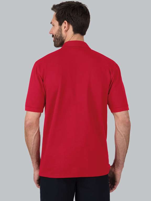 Trigema Herren Poloshirt in Piqué-Qualität (Amazon Prime) in kirsch (Gr. XS bis XL, 4XL)