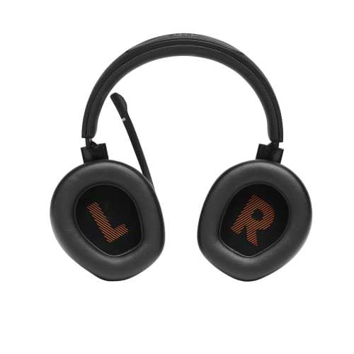 JBL Quantum 400 Over-Ear Gaming Headset – Wired 3,5 mm Klinke und USB mit QuantumSurround Sound, Schwarz, kostenlos für Prime Mitglieder