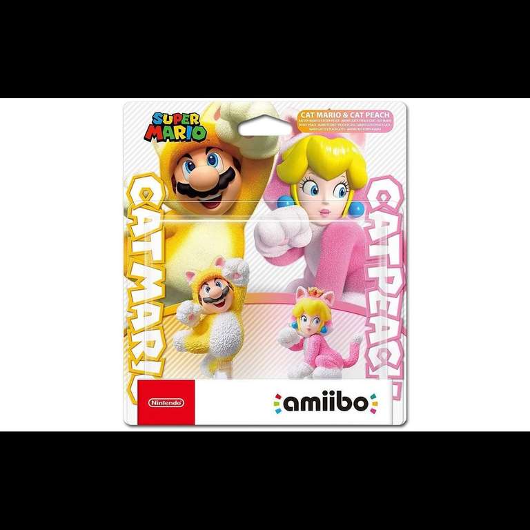Nintendo Amiibo Katzen Mario und Peach