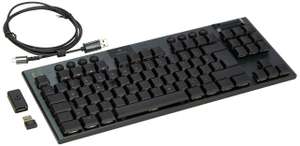 Logitech G915 LIGHTSPEED kabellose mechanische Gaming-Tastatur, TKL Taktiler GL-Tasten-Switch QWERTZ-Layout - Carbon