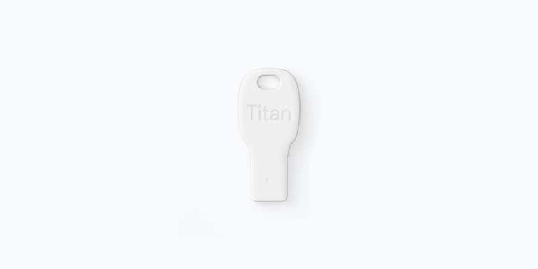 Google Titan Security Key (neue Version 2023) FIDO2 USB-A + NFC und USB-C + NFC