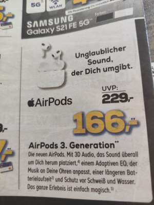 Apple Airpods 3. Generation
