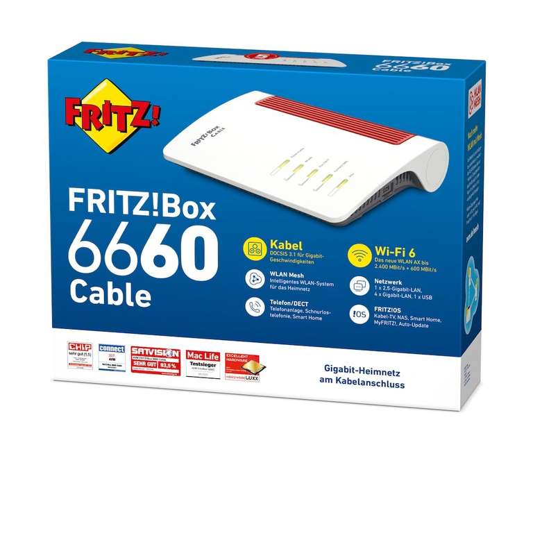 FritzBox cable 6660 Cyberport [lokal]