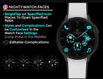 (Google Play Store) Nighty Analog 05 - watch face (WearOS Watchface, analog)