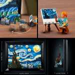 ALTERNATE Wochendeal - LEGO 21333 Ideas Vincent van Gogh – Sternennacht, Sammlerstück (3D, mit Minifigur, Pinsel, Palette und Staffelei)