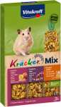 Vitakraft Kräcker Mix, Knabberstangen für Hamster, Honig und Dinkel, Traube und Nuss, Frucht und Flakes (5 x 3 Stück) - prime