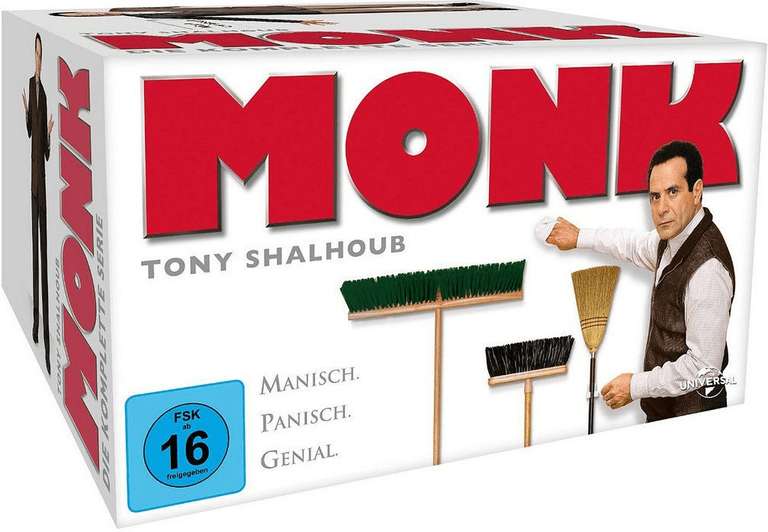 Monk - Die komplette Serie & Columbo - Die komplette Serie für je 33,14€ [DVD] [Amazon & Thalia]