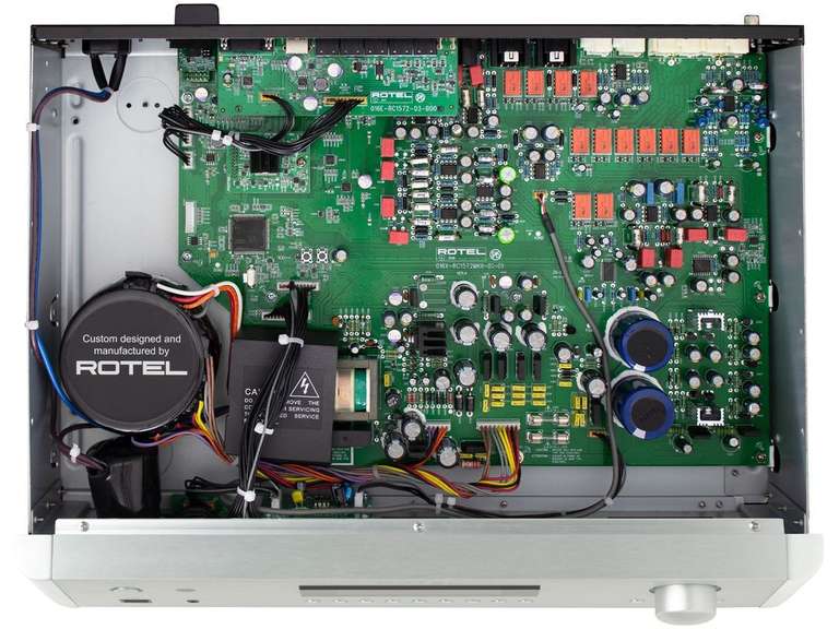 Rotel RC-1572MKII Stereo-Vorverstärker | MQA | Roon-zertifiziert | Silber