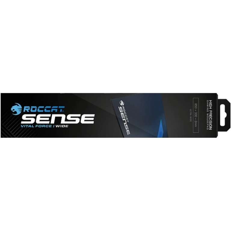 Roccat Sense Vital Force Hybrid XXL Gaming Mauspad - Höchstmaß an Präzision (850 mm x 330 mm x 2 mm) [Euronics Abholung]