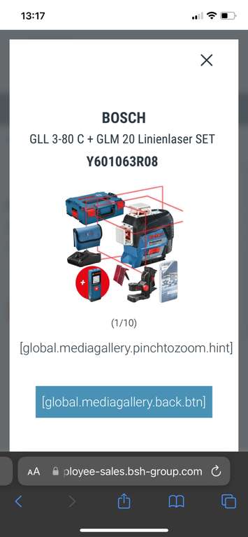 [Fuer Uns Shop] Bosch Professional GLL 3-80 C + GLM 20 Linienlaser SET