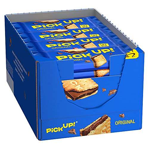 PiCK UP! Original oder Choco&Milk (24 x 28 g), Thekenaufsteller mit 28 g (24er Pack) mit 15% Coupon & Spar-Abo/ Original (12 x 28 g) (Prime)