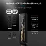 Yottamaster DF3 M2 NVMe SATA SSD Gehäuse USB 3,1 GEN2 Typ C Interface 10Gbps M2 Gehäuse