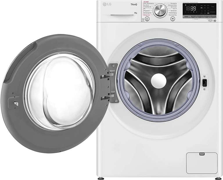 [LG Neukunden] Wunschgutschein & 3 zusätzliche Jahre Garantie: z.B. LG F4WV708P1E Waschmaschine + 30€-Gutschein (8kg, 1400 U/min, Triple A)