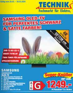 (Nur offline) Samsung 55“ QD-OLED GQ-S95CAT in den Technik-Partner (Herkules E-Center) Filialien der Rheika-Delta Gesellschaft