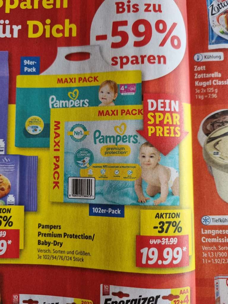 Pampers Windeln Maxi Pack 19,99