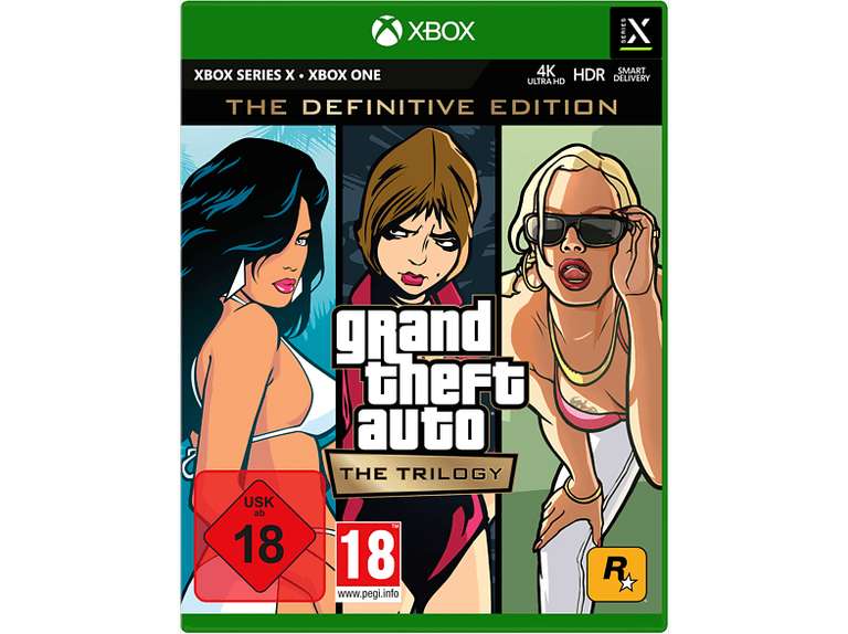 (GTA) Grand Theft Auto The Trilogy The Definitive Edition für 14,99€ bei Amazon (Diskversion, Xbox One / Xbox Series X)