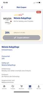 DM: 20% auf Weleda Babyprodukte