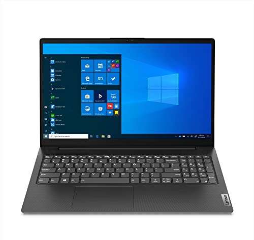 Lenovo V15 G2 Laptop, 15.6 Zoll Full HD Display, Intel Core i3-1115G1, 8 GB RAM, 512 GB SSD, Windows 10 Professional, schwarz