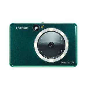 Canon Zoemini S2 Sofortbildkamera + Fotodrucker inkl. 10 Blatt Fotopapier (mobiler Sofortdruck mit Smartphone, Bluetooth, mit Akku
