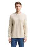 127° - TOM TAILOR Herren Strickpullover XL mit Strukturmix (prime)