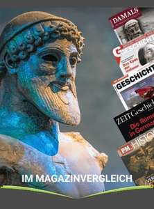 5 Geschichtsmagazine im Abo: z.B. Damals für 120,30 € + 110 € BestChoice | Spiegel Geschichte | G/geschichte | Zeit Geschichte | PM History