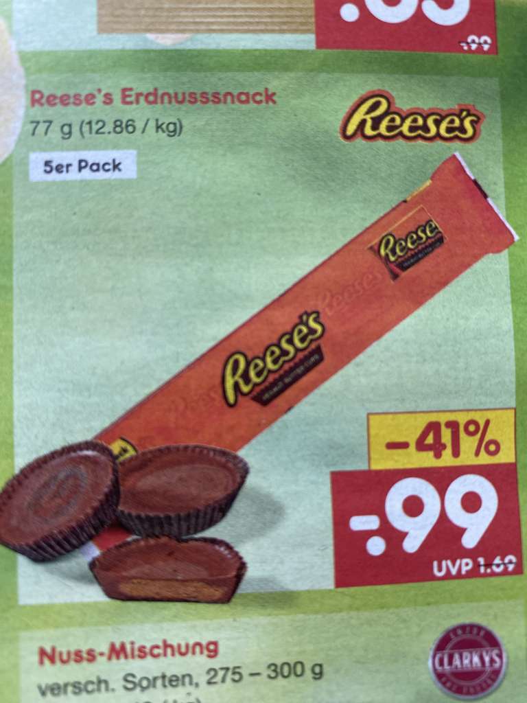 [Netto MD]Reese‘s Mini Peanut Butter Cups (100g = 1,29€)