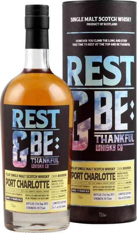 Bruichladdich Port Charlotte Rest & Be Thankful 11 Whisky 0,7l 59,7%