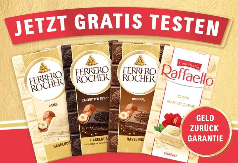 [GzG] Ferrero Rocher Tafel Gratis Testen ab 19.02.
