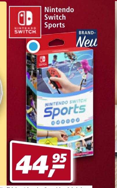 [Real Family & Friends] - Nintendo Switch Sports für 26,97€ am 02.05.2022 (40% auf Konsolensoftware)