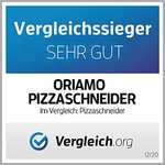 Oriamo XXL Pizzaschneider, Pizzaroller aus hochwertigen Materialien mit integriertem Klingenschutz 6,99€ (Amazon Mp Prime)