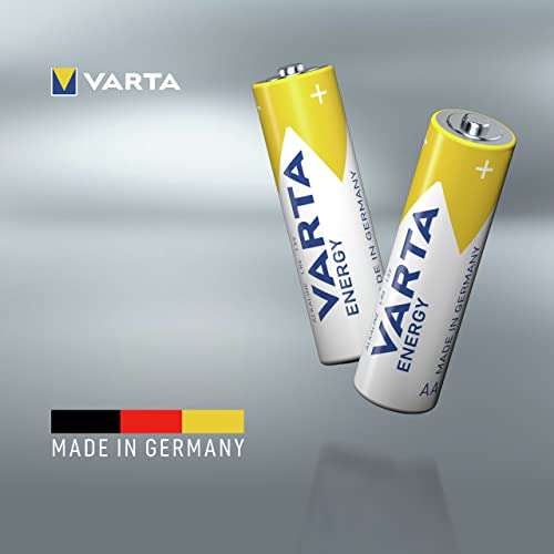 VARTA Batterien AA, 30 Stück, Energy, Alkaline, 1,5V, für einfachen Grundbedarf, Made in Germany für 6,66€ (Otto flat) LR06, LR6
