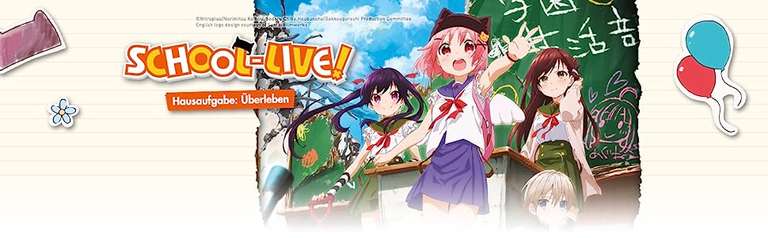School-Live!: Gakkou Gurashi! - Gesamtausgabe - Bundle - Vol.1-3 - [Blu-ray] [Amazon Prime Day]