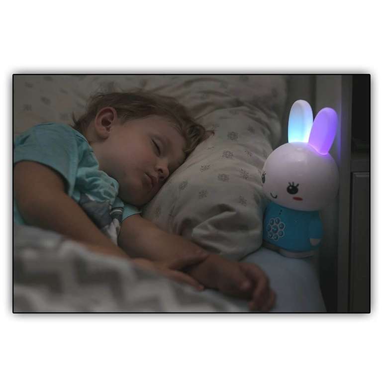 Alilo Honey Bunny Mediaplayer mit Bluetooth inkl. Nachtlicht, Verrückte Stimme, Musik & Geschichten