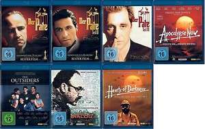 Der Pate Teil 1-3 + Apocalypse Now Redux + The Outsiders + Der Dialog + Hearts of Darkness 7 Blu Ray set