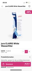 [LOKAL Prenzlauer Berg?] Jura Claris Wasserfilter white and blue(1x)