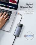 (Prime) - Baseus 6 in 1 USB C Hub 10Gbps mit LAN Ethernet