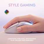 Logitech G705 kabellose Gaming-Mouse * LIGHTSYNC RGB-Beleuchtung * Kabellose Verbindung via LIGHTSPEED & Bluetooth, PC/Mac * Weiß