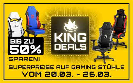 [Caseking] King Deals Wochenangebote | Sammeldeal Gaming-Stühle | z.B. Noblechairs Legend Starfield Edition für 297€ inkl. Versand