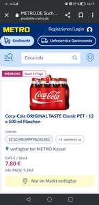 Metro: Coca Cola MezzoMix Fanta Lift 0,5 L usw. für 77cent