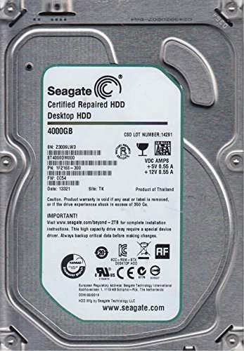 Seagate ST4000DM000, Z30, TK, PN 1F2168-300, FW CC54, 4TB SATA 3.5 Festplatte