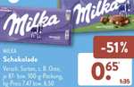 1 Tafel Milka Schokolade 0,65 € bei Aldi-Süd ab 12.02. (100 / 87g)
